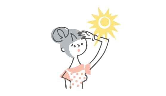 【特に注意！】日焼けについて