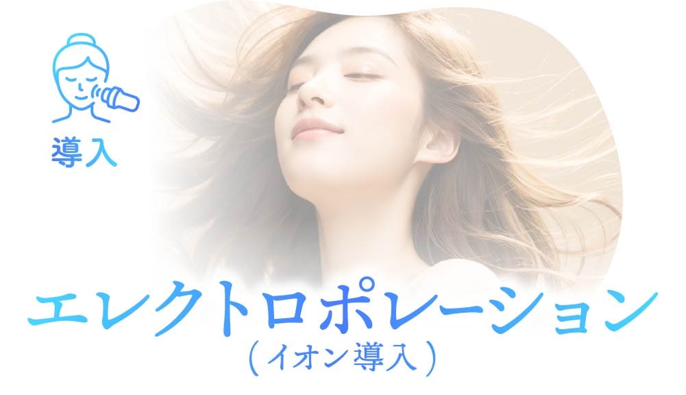エレクトロポレーション(イオン導入)のイメージ