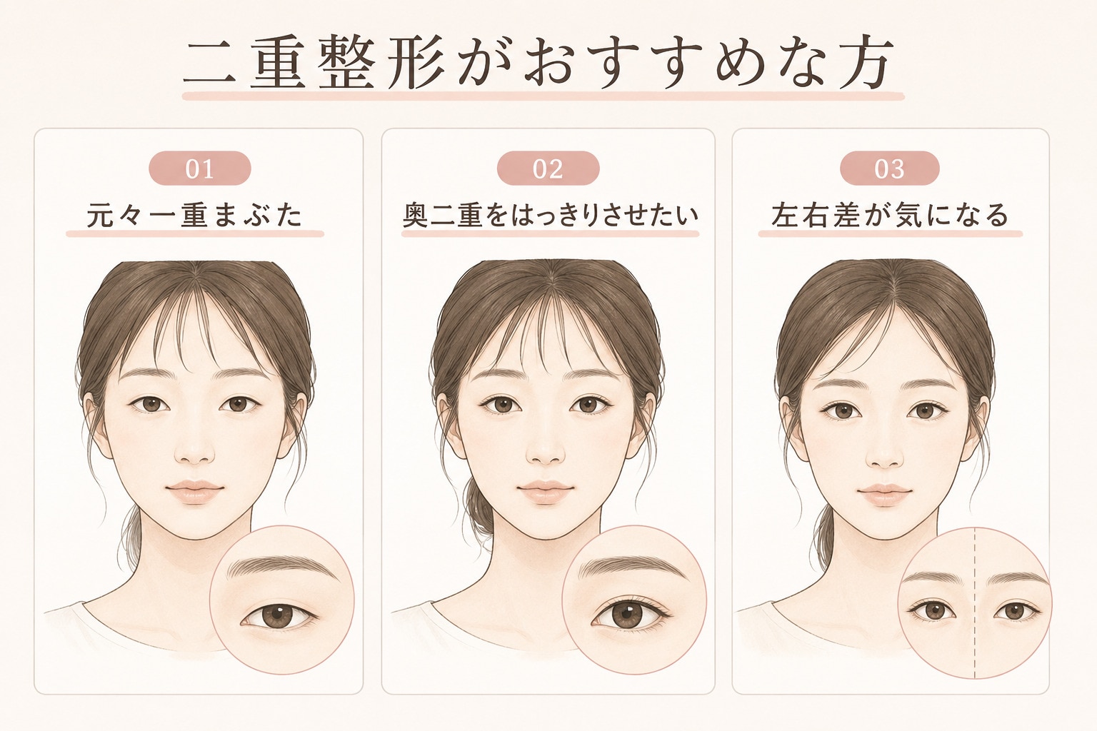 二重整形がおすすめな方