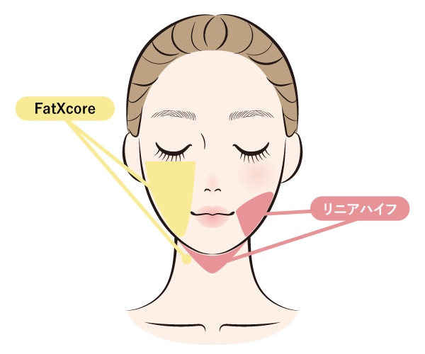 ボリューム（脂肪）が気になる方におすすめな組み合わせ