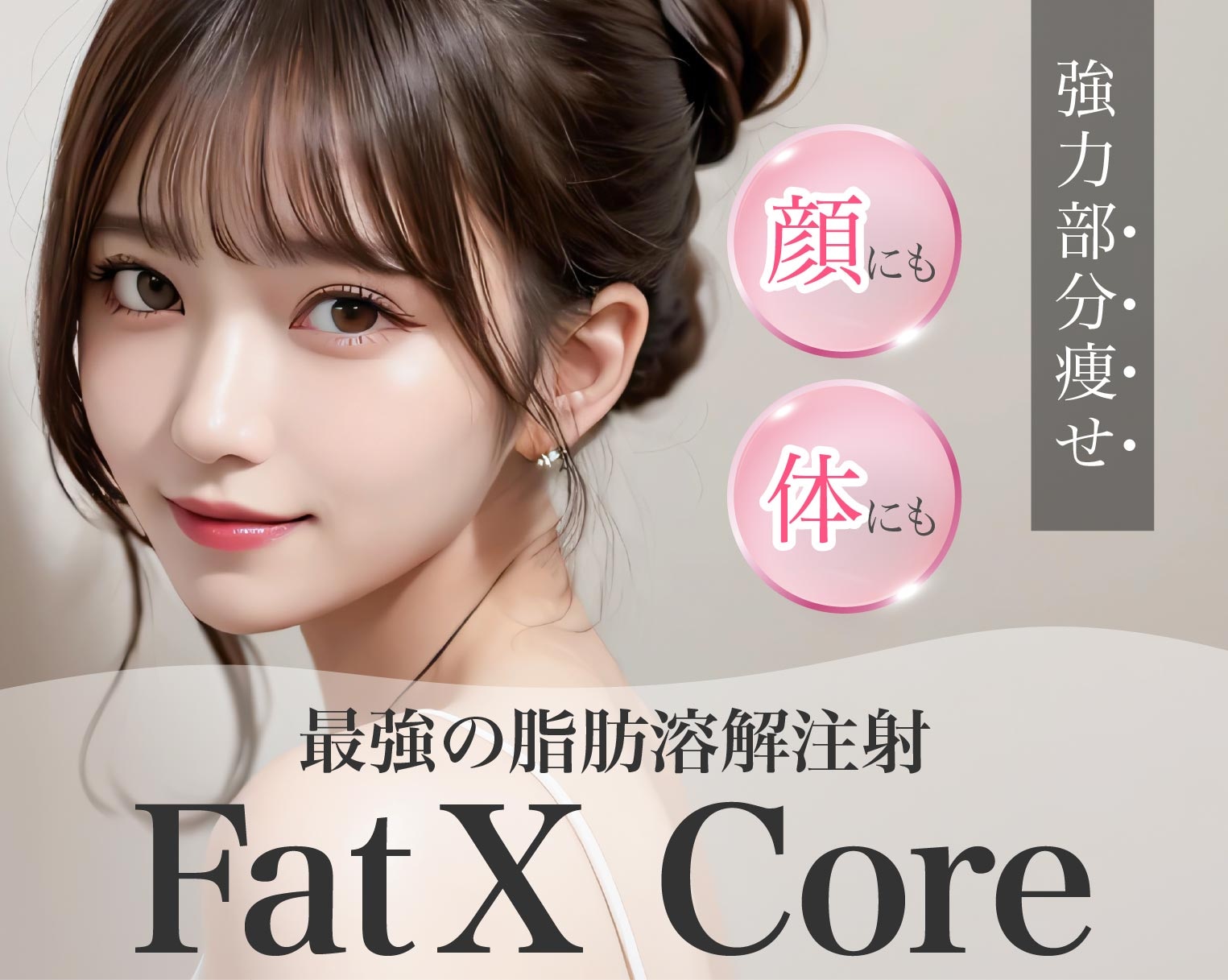 切らずに最強の部分痩せが叶う“FatXCore”【埼玉で受けられるのは3院だけ】