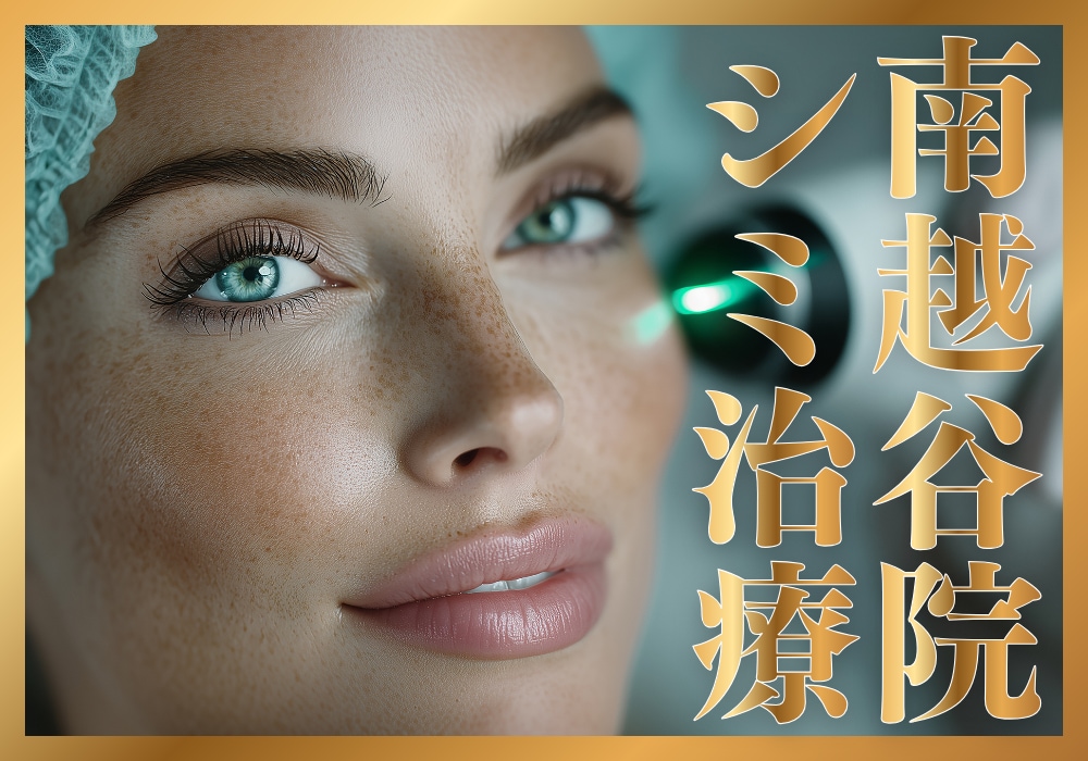 越谷で受けられるシミ治療｜南越谷・新越谷エリアでシミ治療をご検討中の方必見です