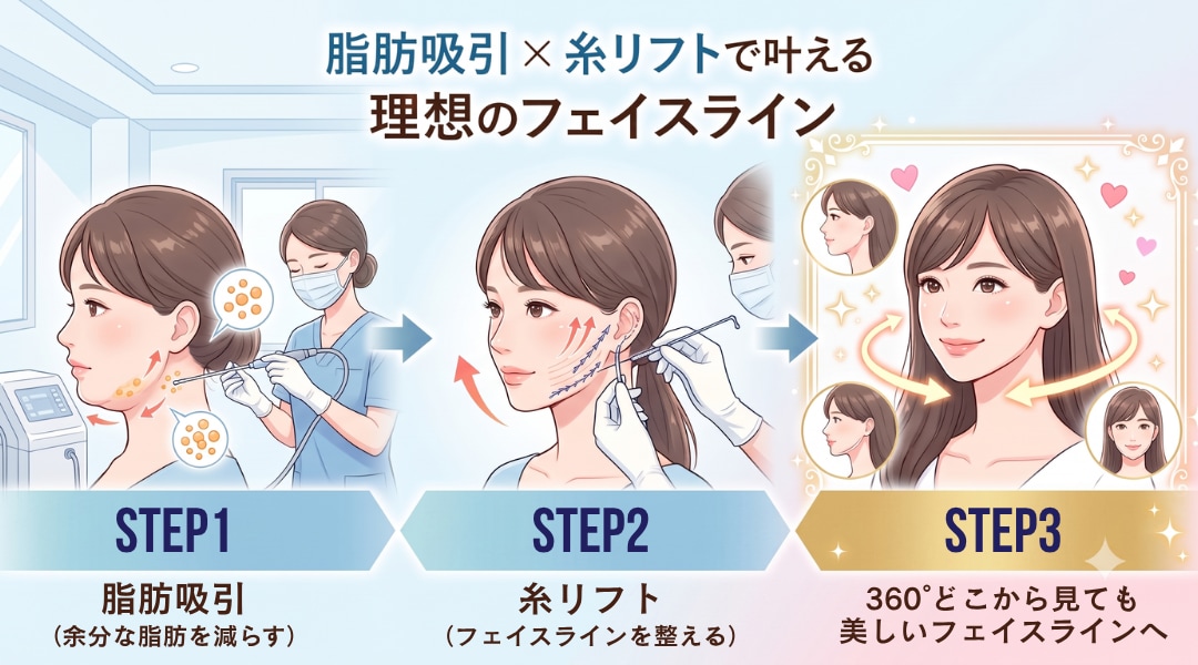 なぜ脂肪吸引と糸リフトは相性がいいの？