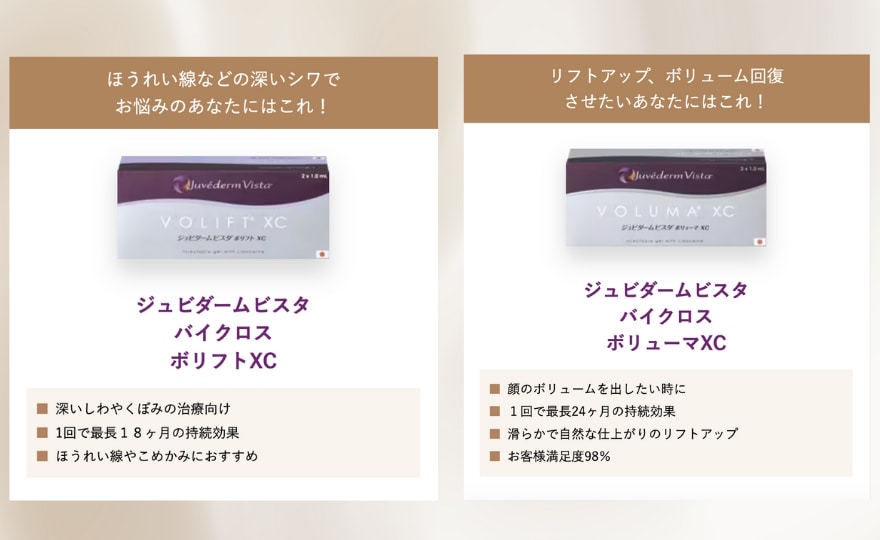 法令線撃退するには『ボリューマ』『ボリフト』