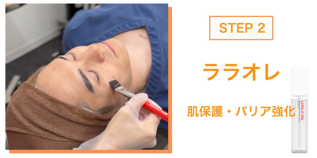 STEP2 ララオレで炎症緩和とバリア機能強化