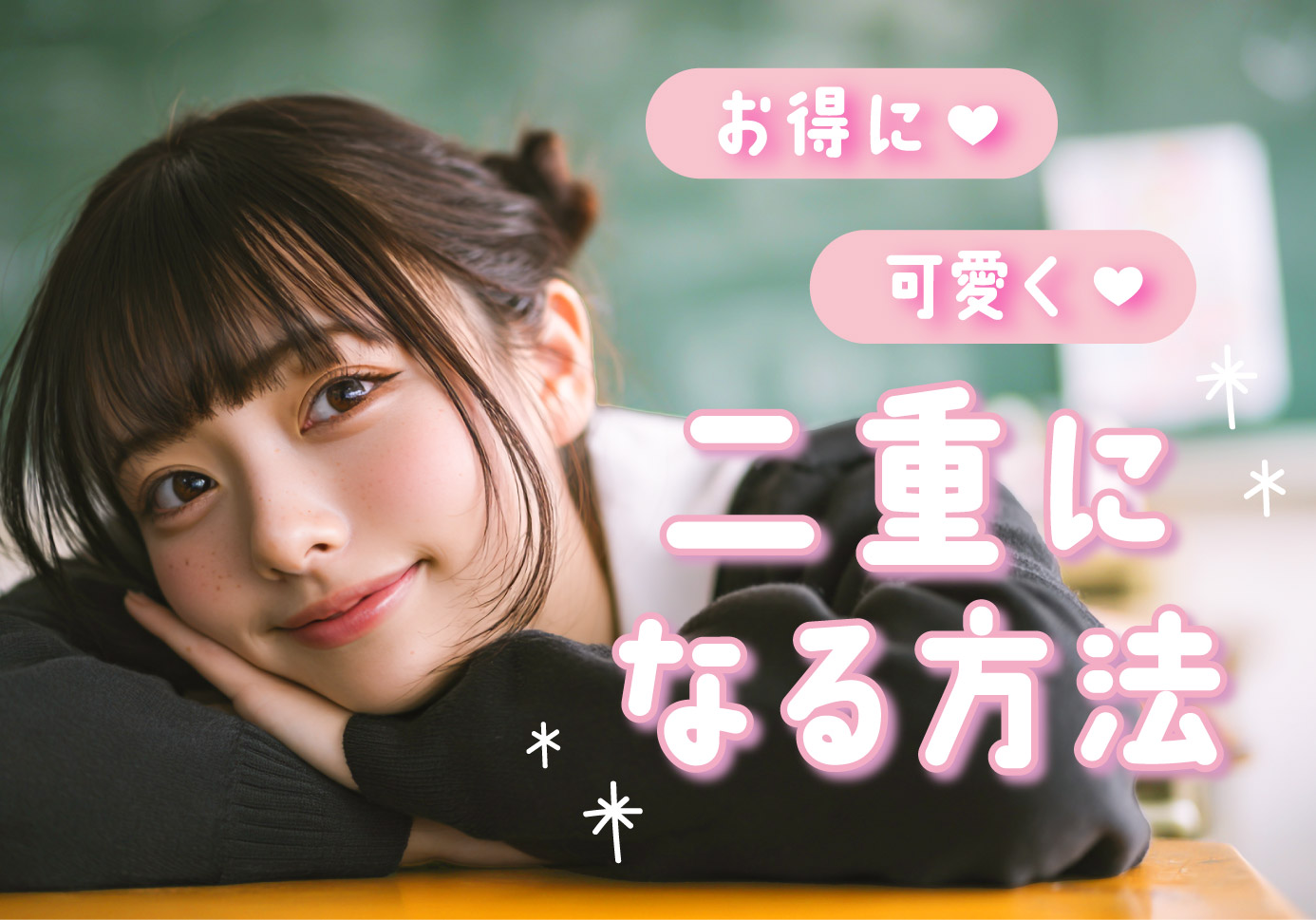 【10代の方限定!】学生さんが長野市で埋没法をお得に受ける方法