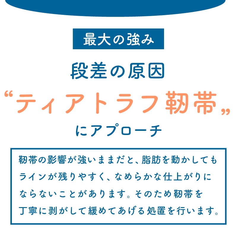 段差の原因にアプローチ！