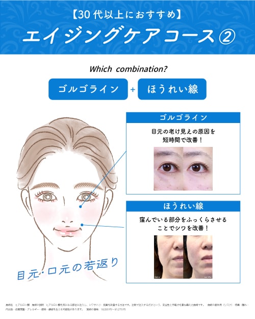 目元・口元の若返りに!