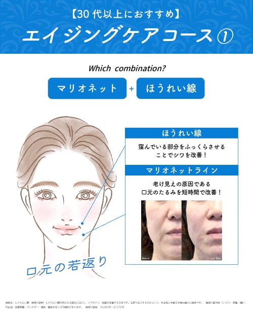 口元の若返りに！