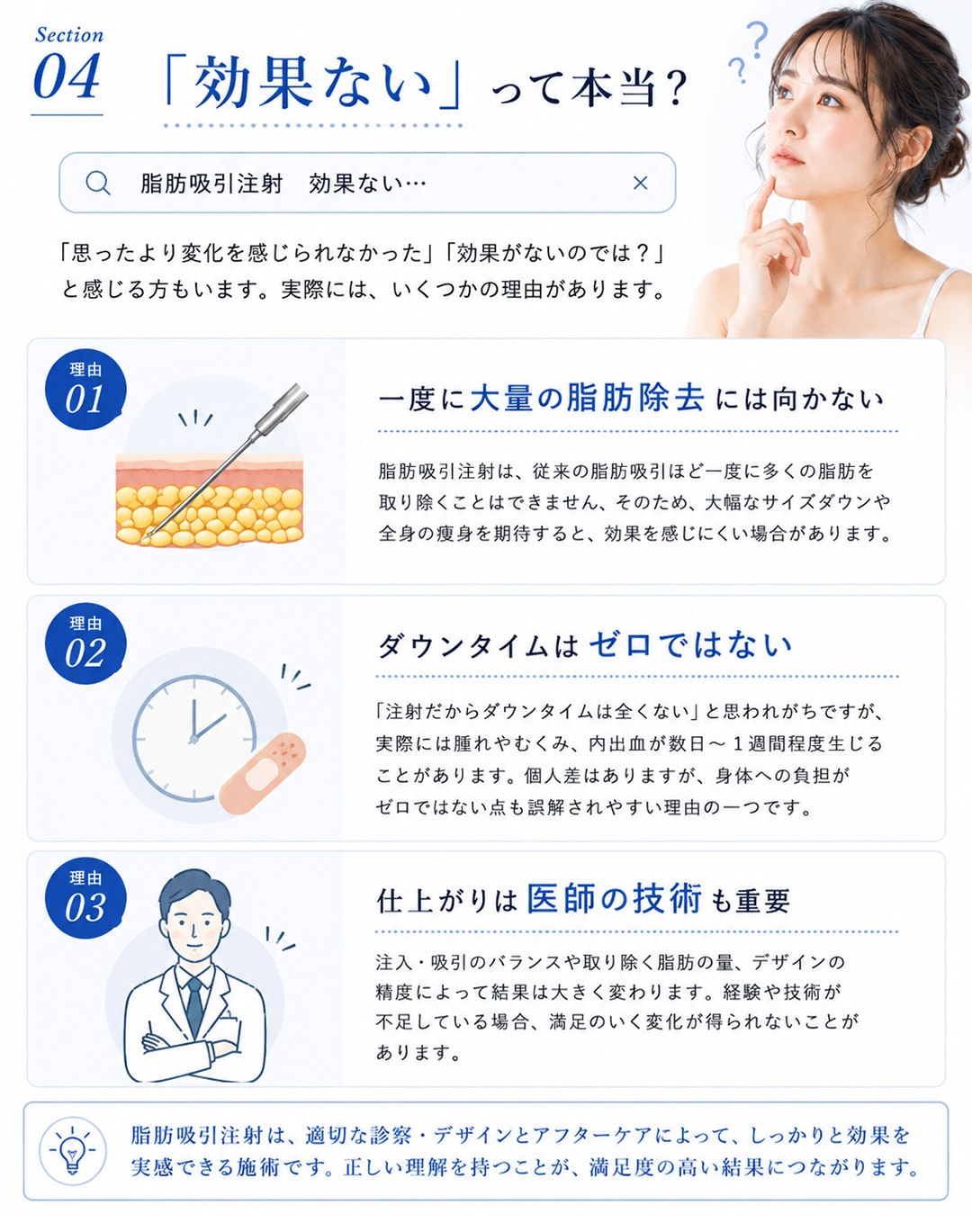 知っておくべき限界と注意点