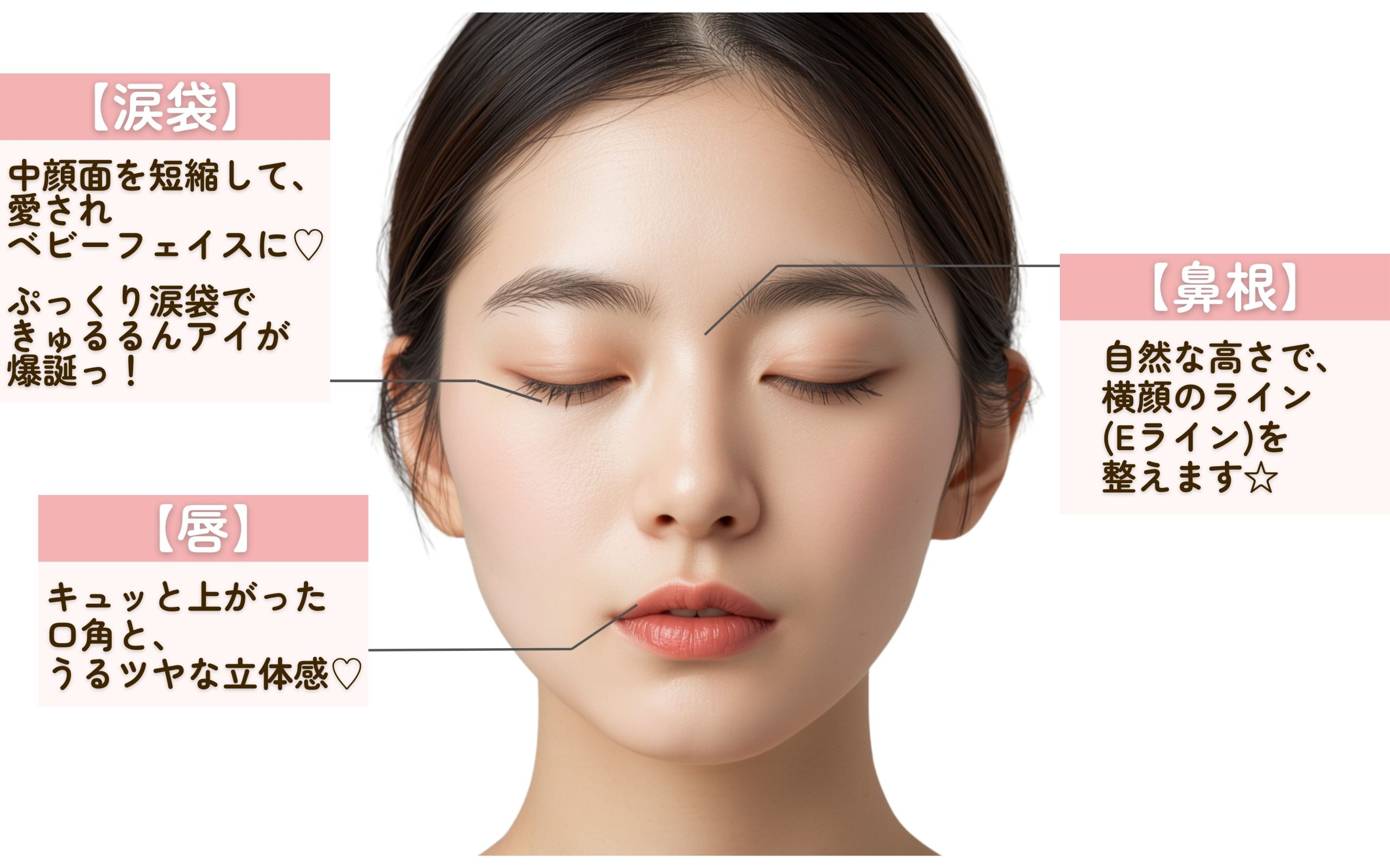 【20代】パーツを整えて、もっと『旬』な顔立ちへ