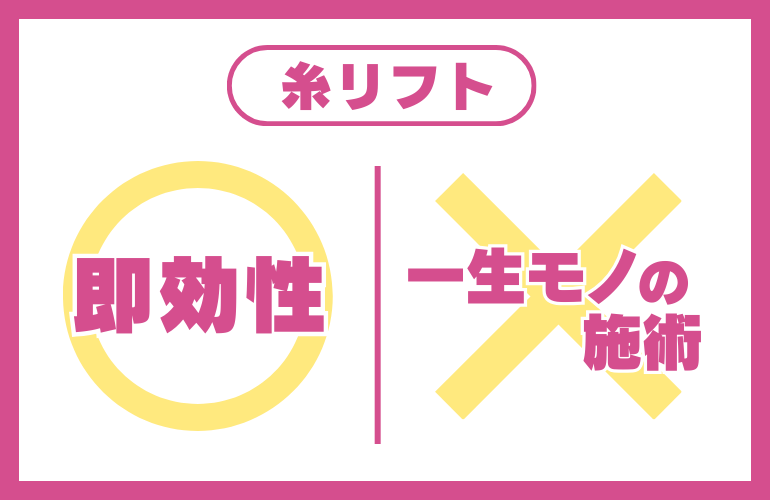 糸リフトは即効性が魅力だが「一生モノの施術」ではない