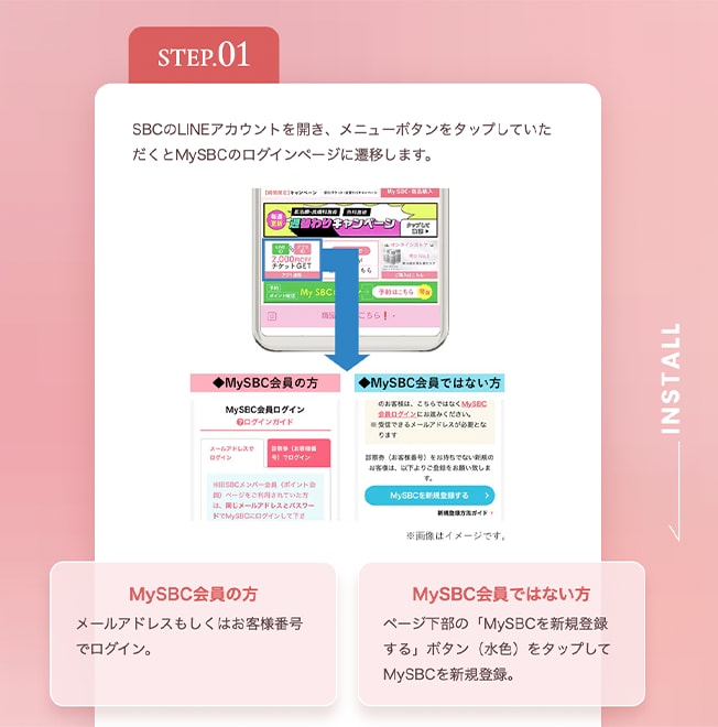 STEP① ▶︎My SBCと連携する