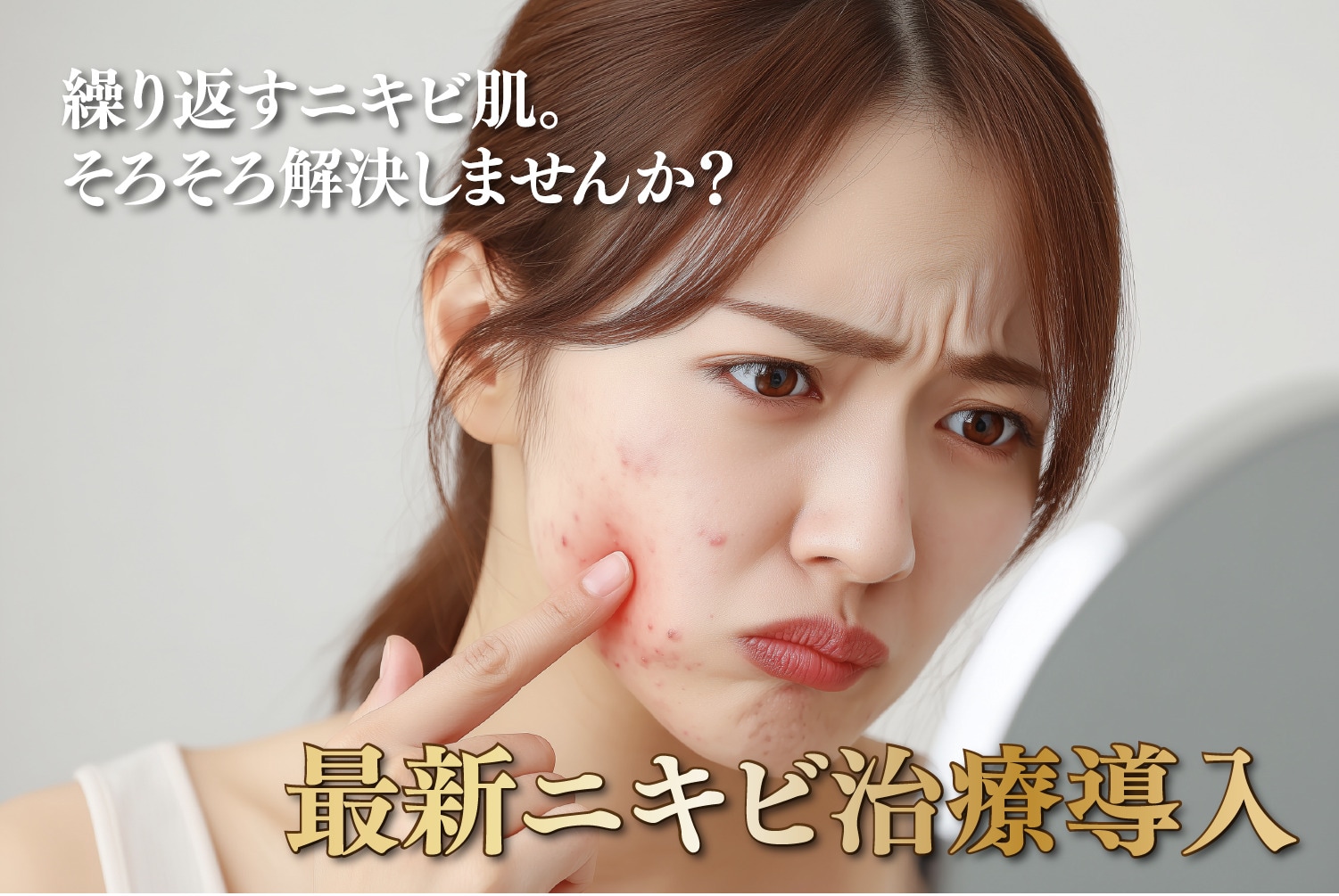 ニキビを治すなら【アクネソニック】ニキビの最新治療導入✨痛み・回数・効果を徹底解説