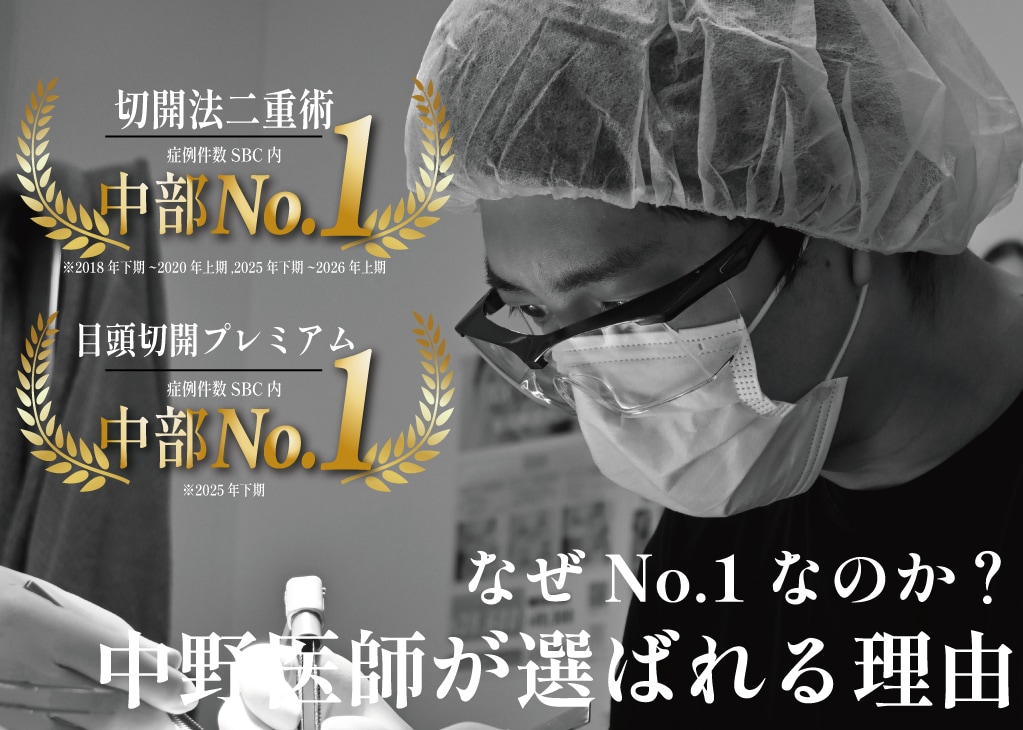 【名古屋で切開をするなら二重の名医 中野達生医師へ!】”二重切開法”で選ばれる理由とは?