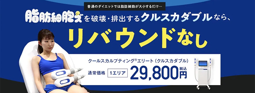 脂肪細胞を破壊・排出でリバウンドなし！