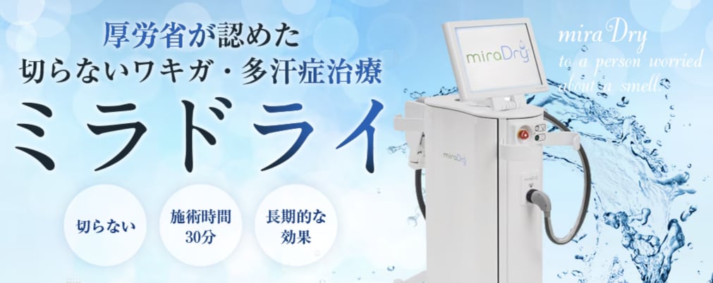 マイクロ波エネルギーで汗腺を直接破壊!