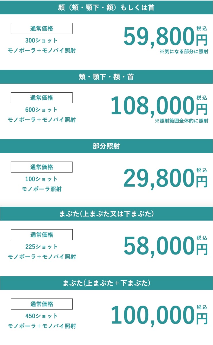 価格表