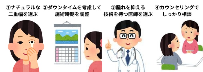バレにくくするには？