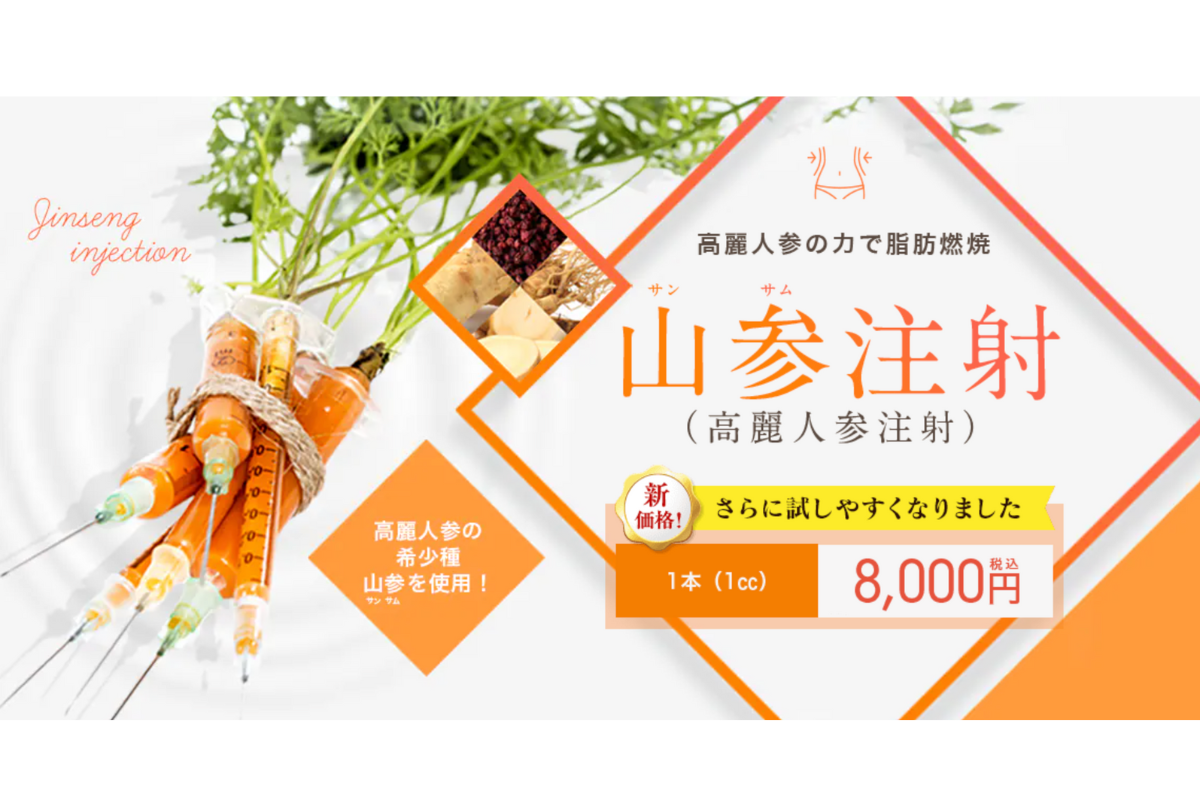 さらに山参注射で細かい部分をデザインする。