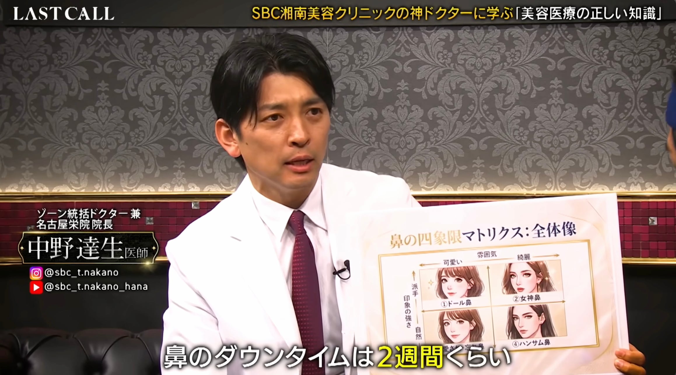 神ドクター中野達生出演！