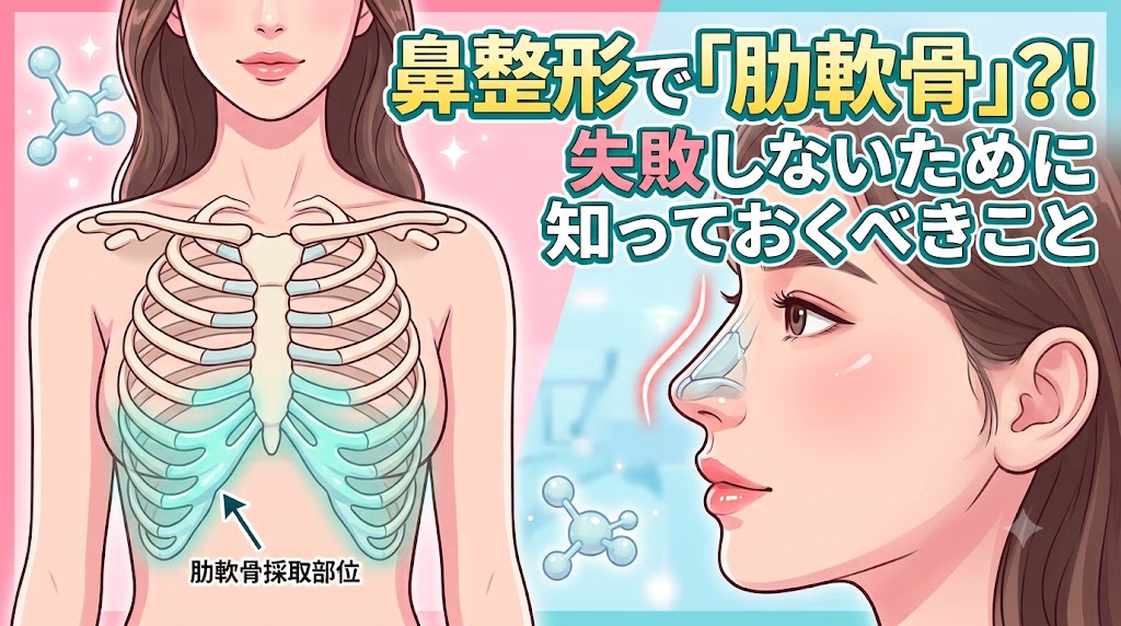 肋軟骨を使う鼻フル整形とは？鼻整形全国1位の医師が解説！