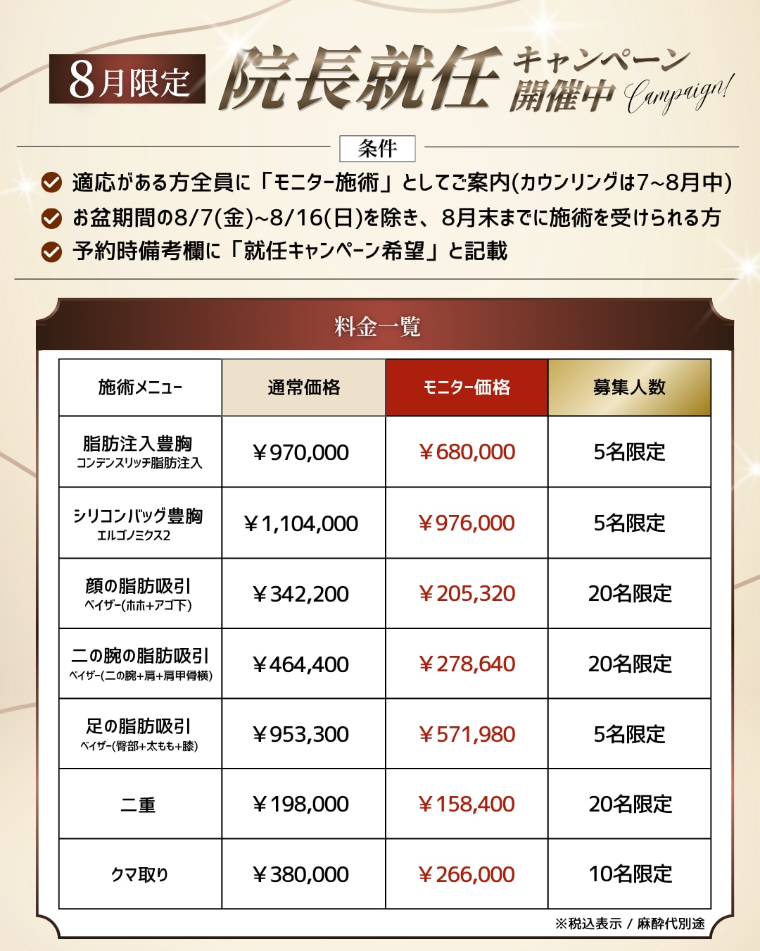 山本高士院長就任キャンペーン