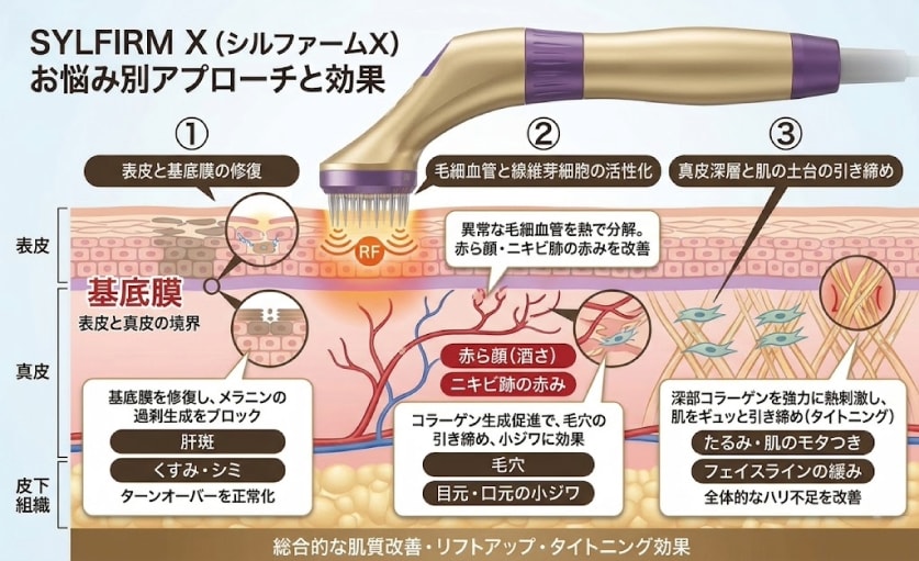 肝斑や赤ら顔など、治りにくい「根深い肌悩み」を改善