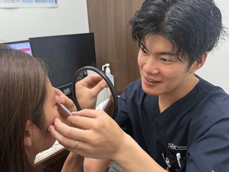 お客様の理想に近い目元へ