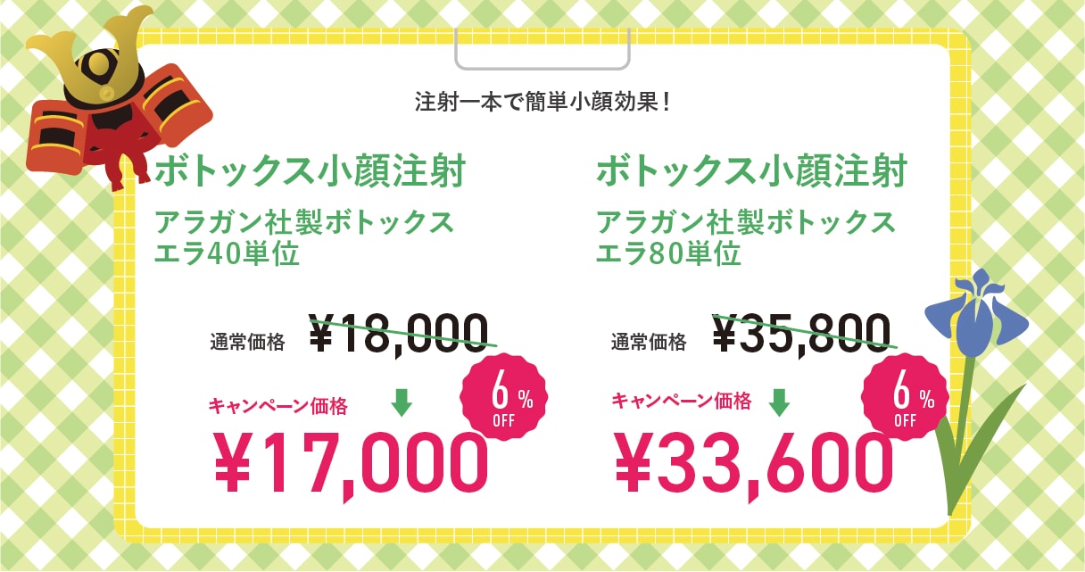 ボトックス小顔注射