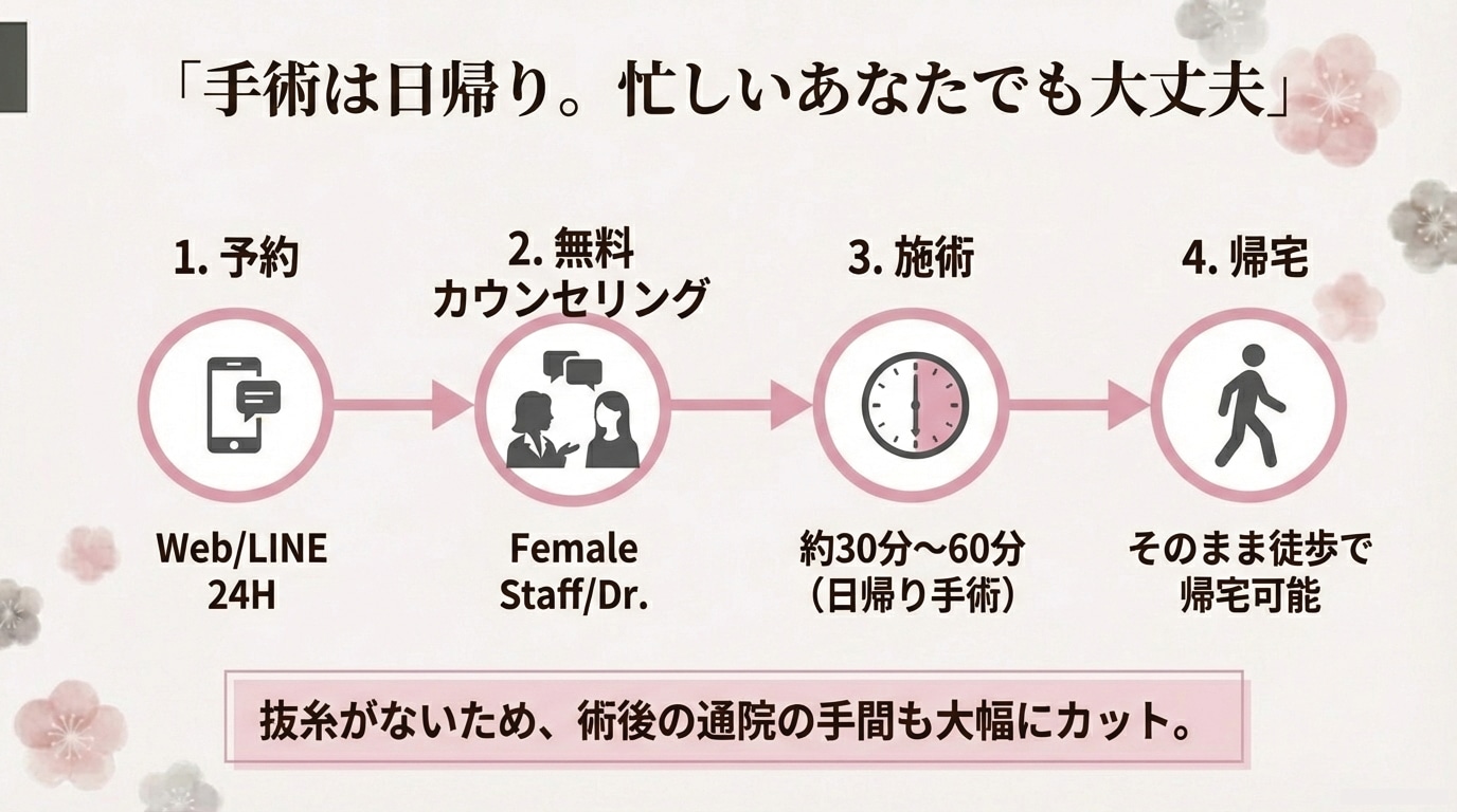 痛みに弱い人も安心サポート
