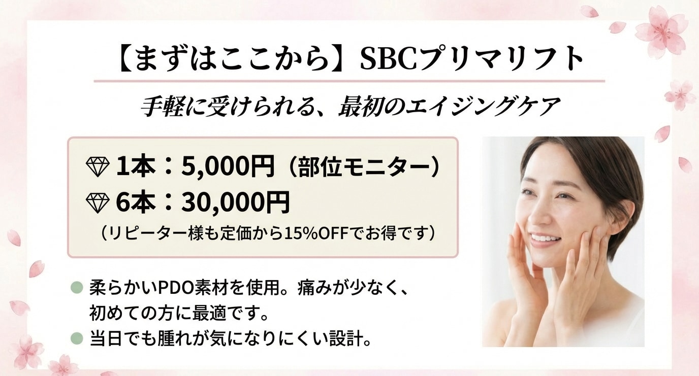 部位モニター 1本：5,000円！