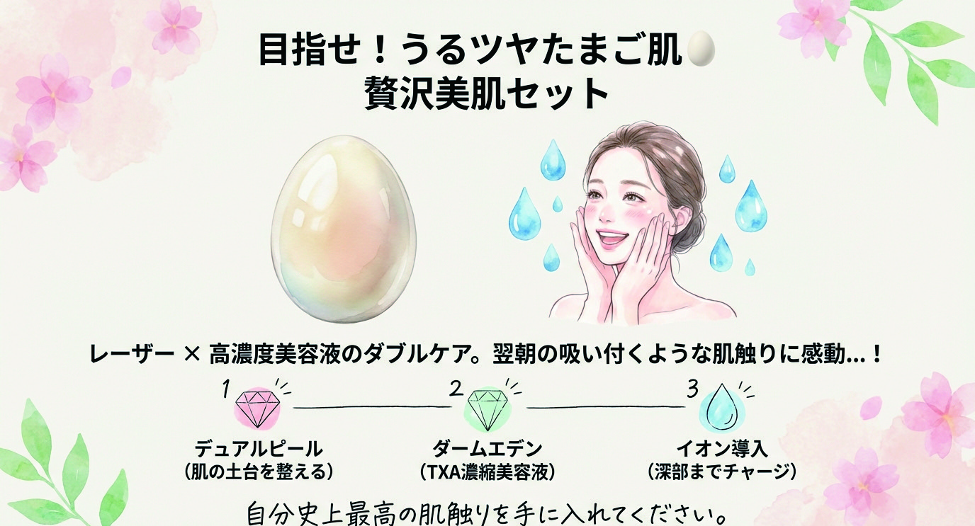 吸い付くような肌触り