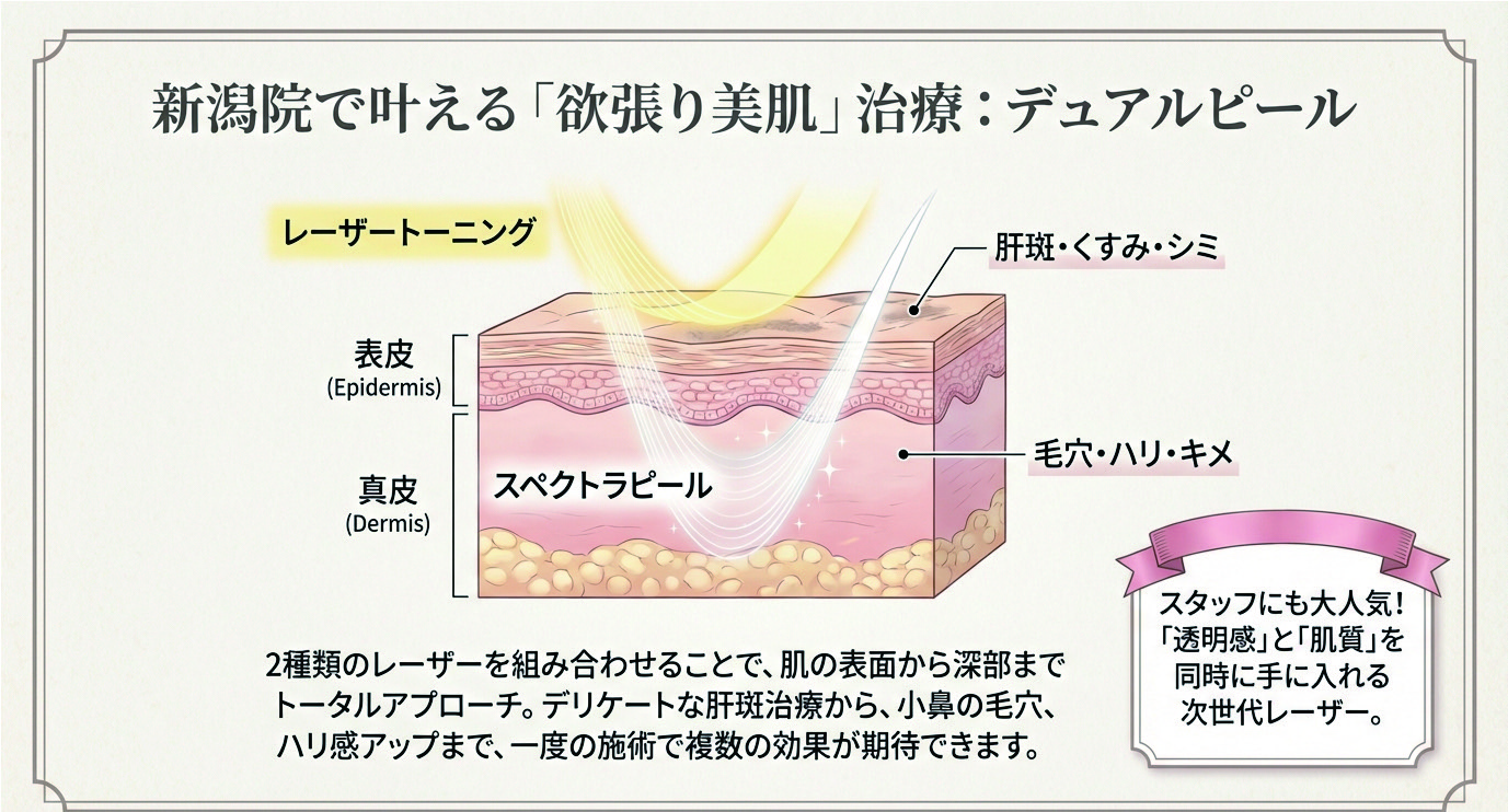 「デュアルピール」がある！