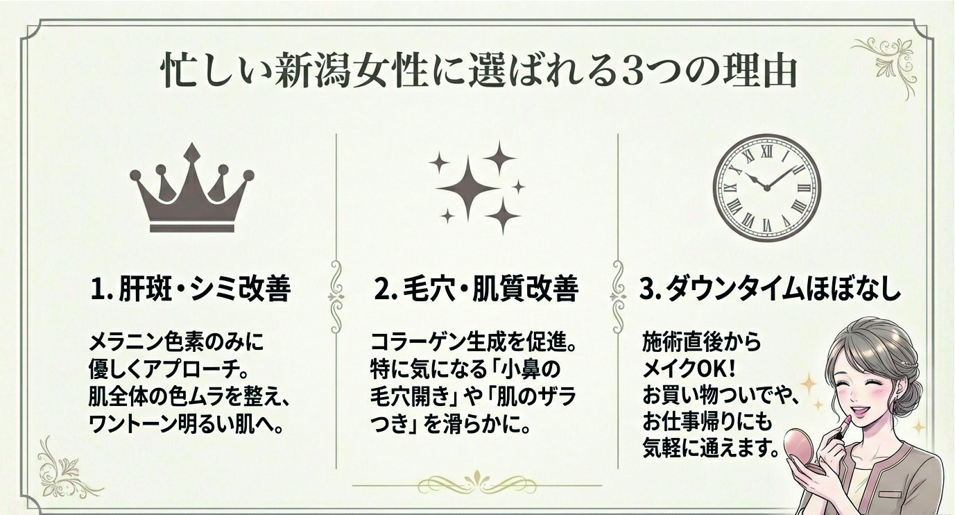 SBC新潟院が選ばれる3つの理由