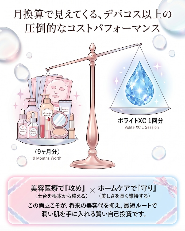 長い目で見るとスキンバイブはコスパがいい⁉️