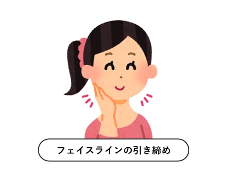 フェイスラインの引き締め