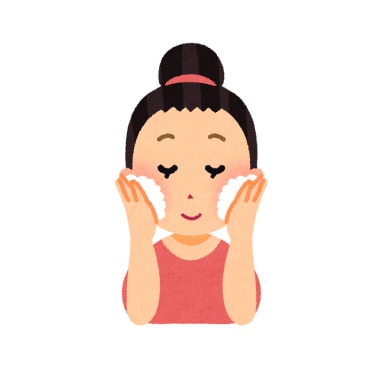 洗顔は優しく