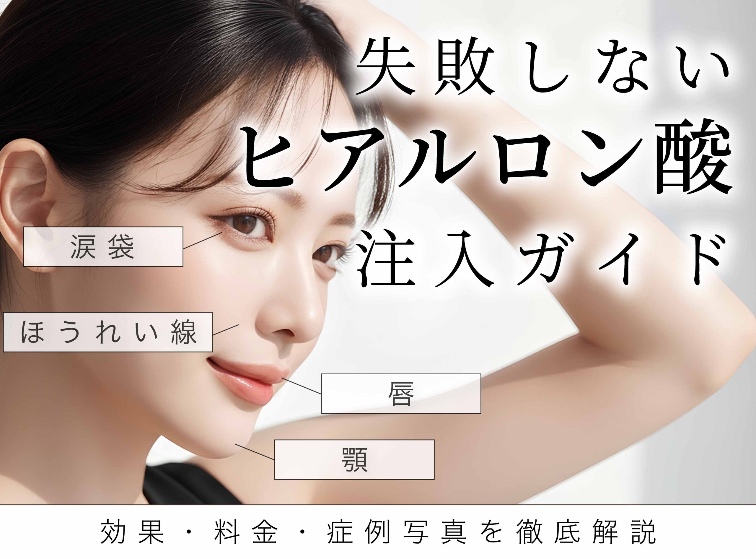 【神戸・西宮】失敗しないヒアルロン酸注入ガイド!部位別の効果・料金・症例を徹底比較
