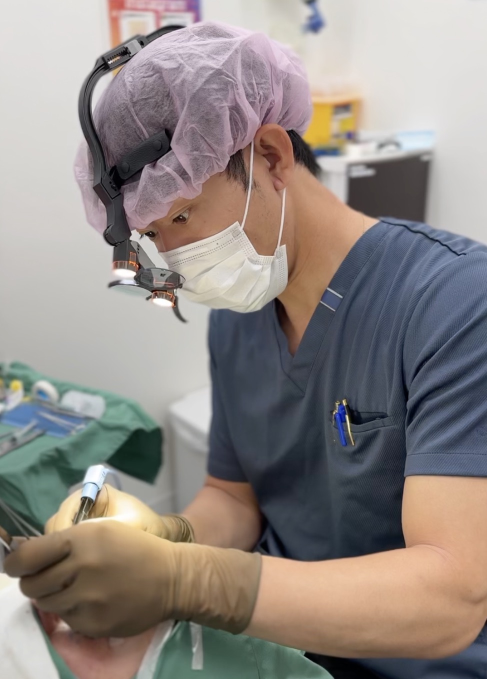 元麻酔科医で安心の手術