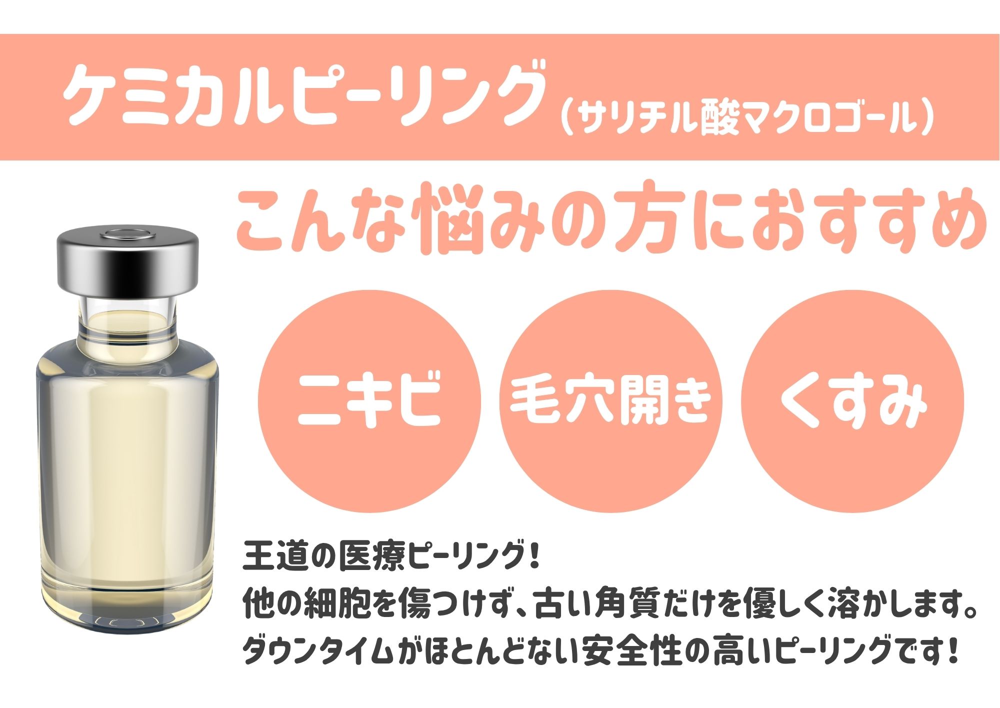ケミカルピーリング（サリチル酸マクロゴール）