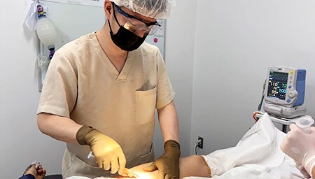 脂肪の採取