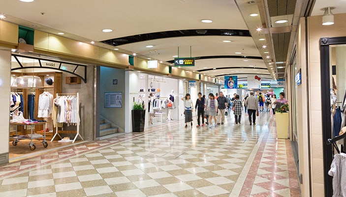 JR岡山駅地下直結の好アクセス