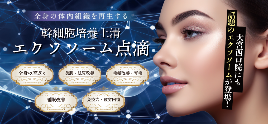 美容・疲労回復・若返りなどが叶う!?エクソソーム点滴 - 大宮 美容・疲労回復・若返りなどが叶う!?エクソソーム点滴 - 大宮