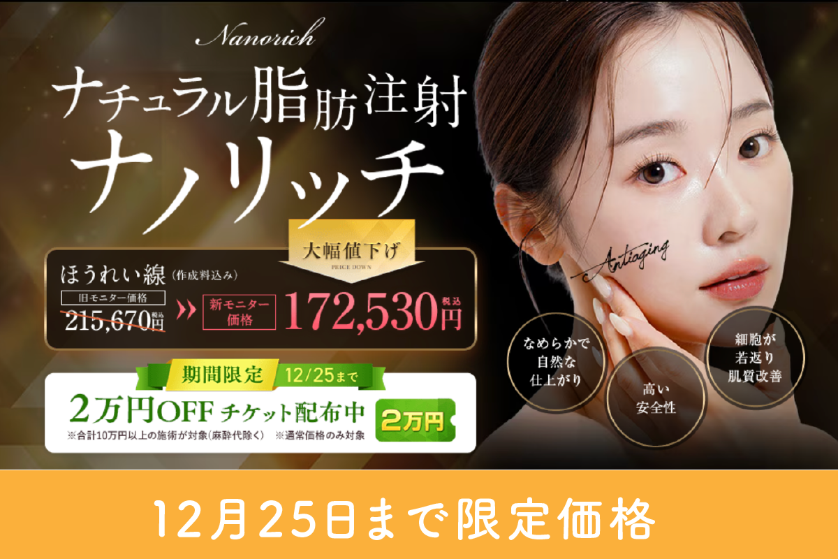 ナチュラル脂肪注射ナノリッチ