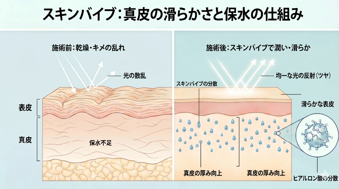 肌の滑らかさと保水力を劇的に高める「スキンブースター」