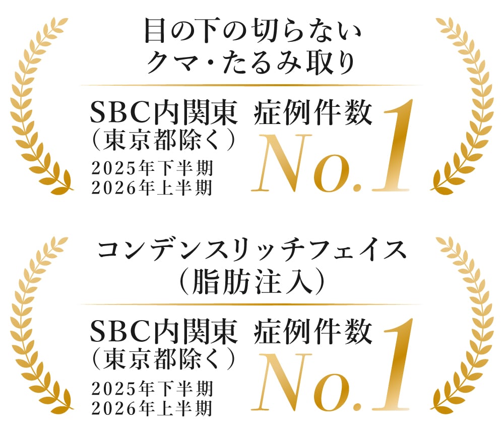 症例数関東No.1の実績