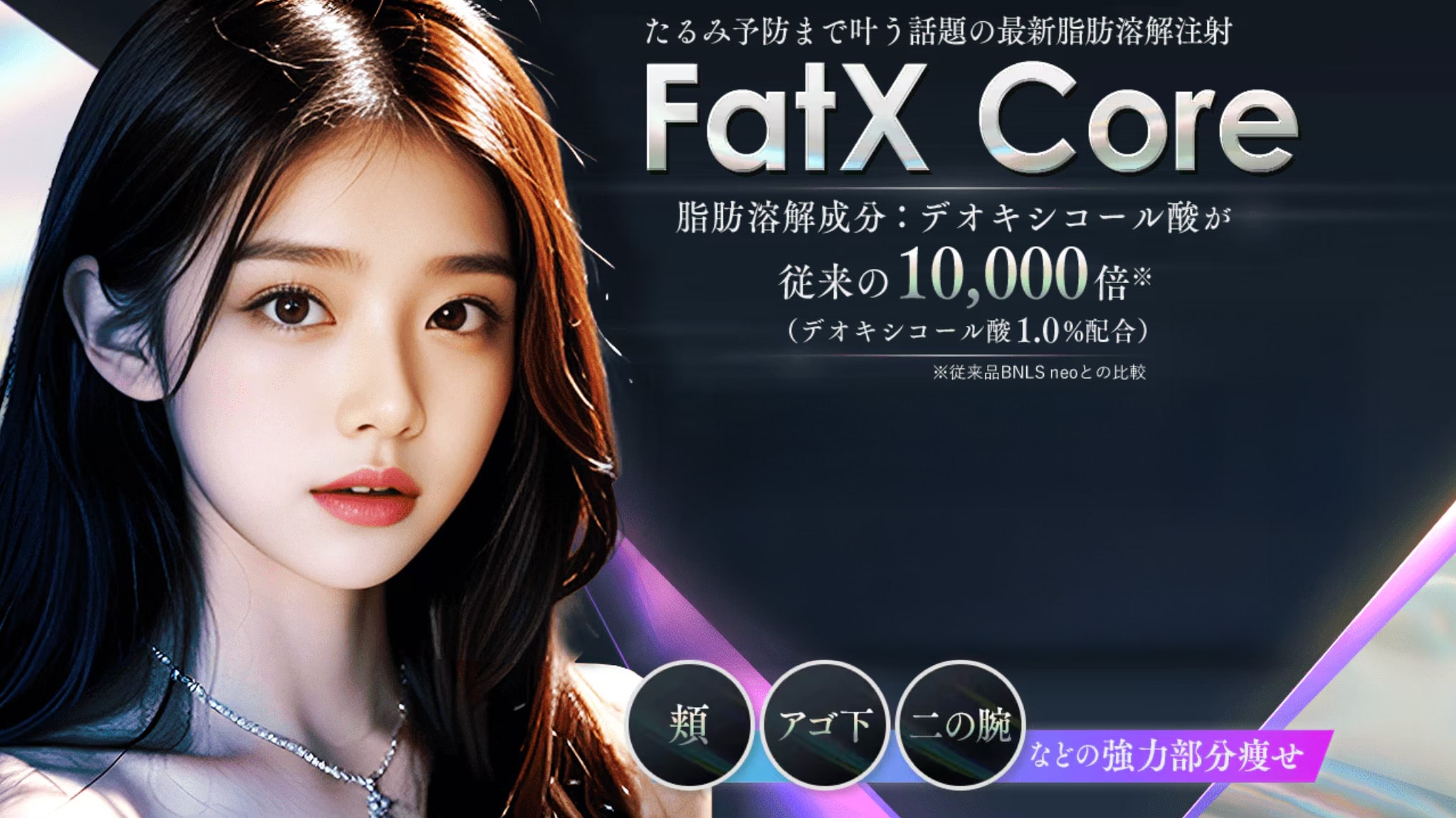 話題の最新脂肪溶解注射【Fat X core】