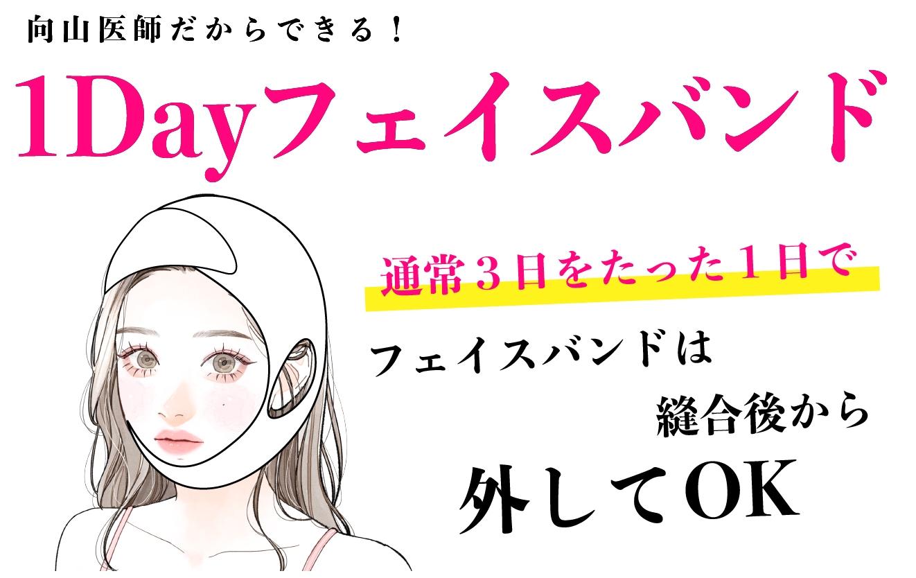 向山医師だからできる！１Dayフェイスバンド