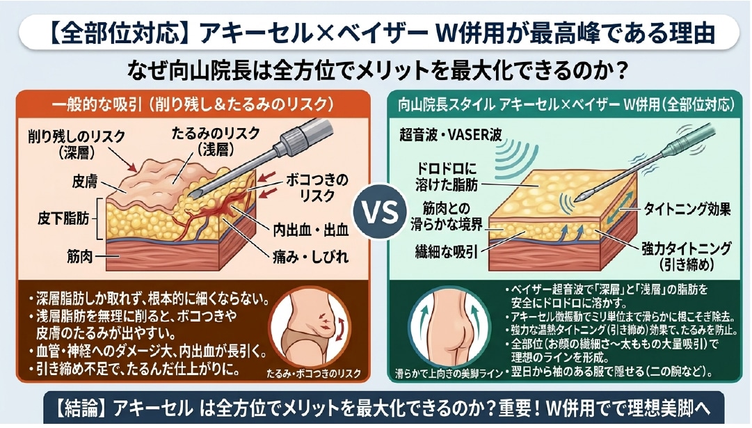 経験と実績で生み出した、ダウンタイムも仕上がりも【失敗】しないための技。